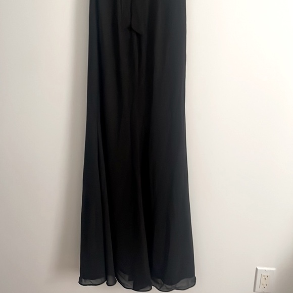 Black Halter Maxi Dress - Picture 5 of 6